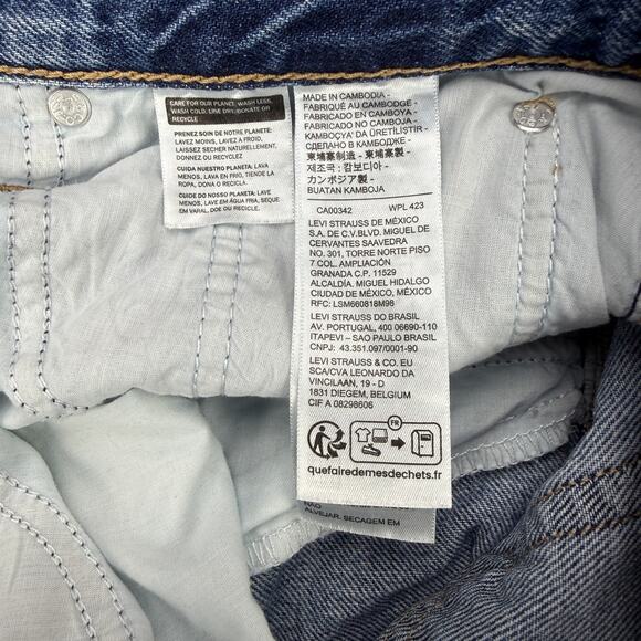 LEVI'S Premium 80s Mom Jean Women's Size 31 So Next Year Medium Wash - Picture 7 of 8